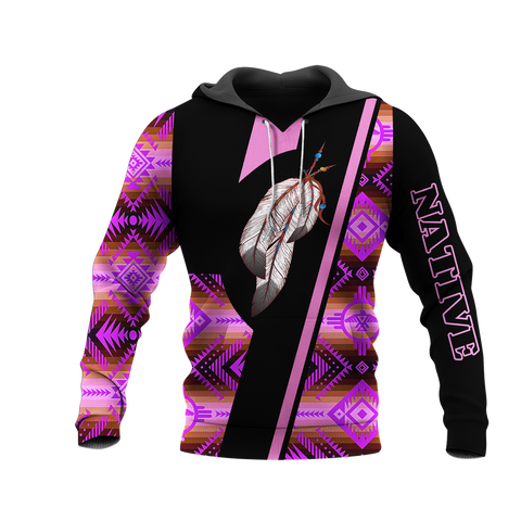 HD0013322 Feather  Native American Pride 3D Hoodie