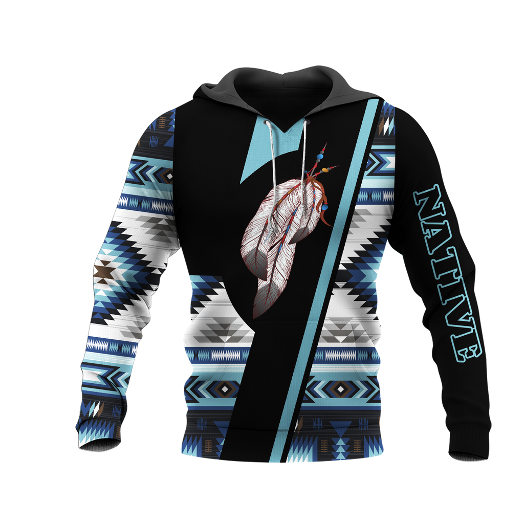 HD0013324 Feather  Native American Pride 3D Hoodie