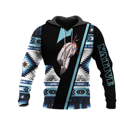 HD0013324 Feather  Native American Pride 3D Hoodie