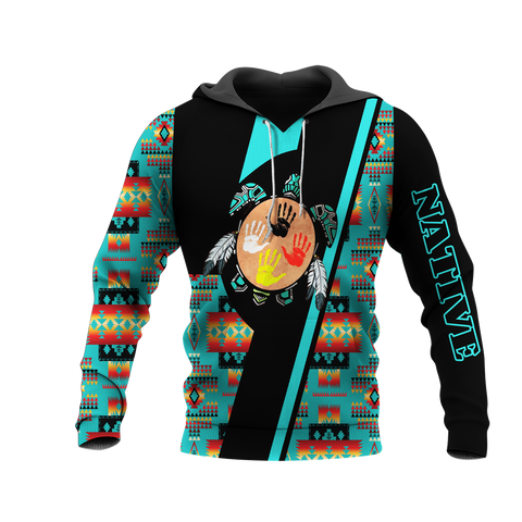 HD0013339 Tribal Turtle Native American Pride 3D Hoodie