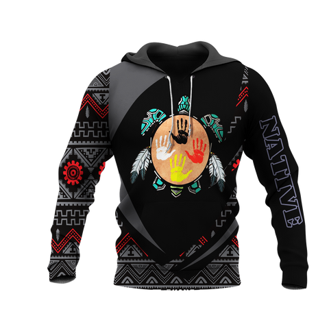 HD0013342 Tribal Turtle Native American Pride 3D Hoodie