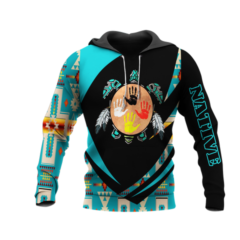 HD0013343 Tribal Turtle Native American Pride 3D Hoodie