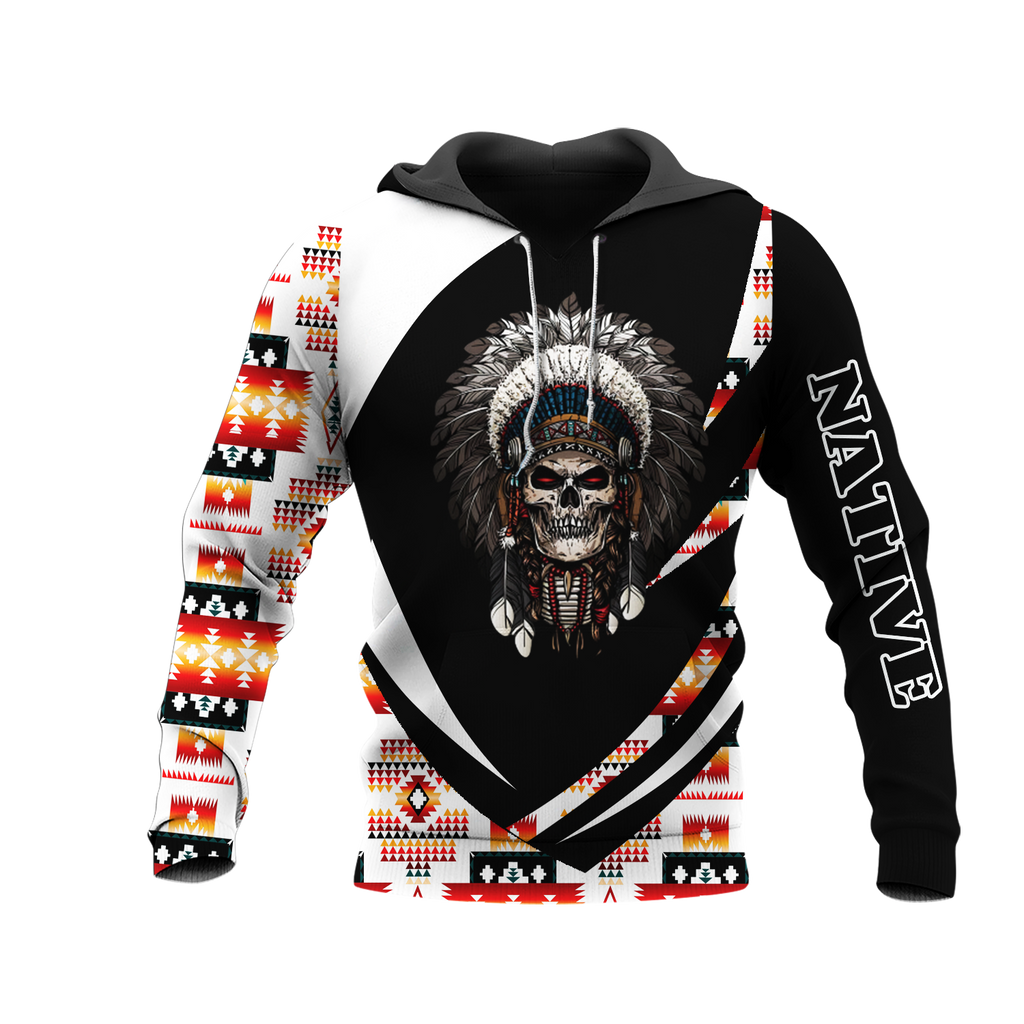 HD0013355 Bear Native American Pride 3D Hoodie