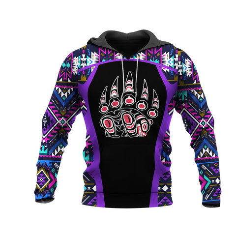 HD0013375 Bear Native American Pride 3D Hoodie