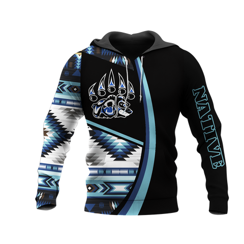 HD0013390 Wolf  Native American Pride 3D Hoodie