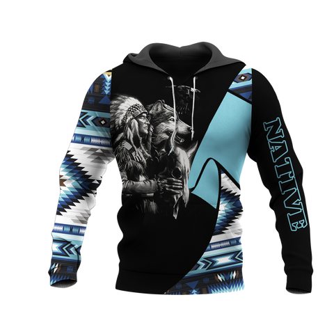 HD0013406 Chief Native American Pride 3D Hoodie