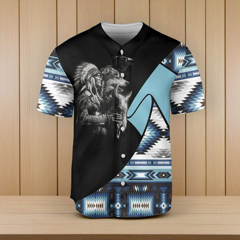 HD0013406 Native American Baseball Jersey