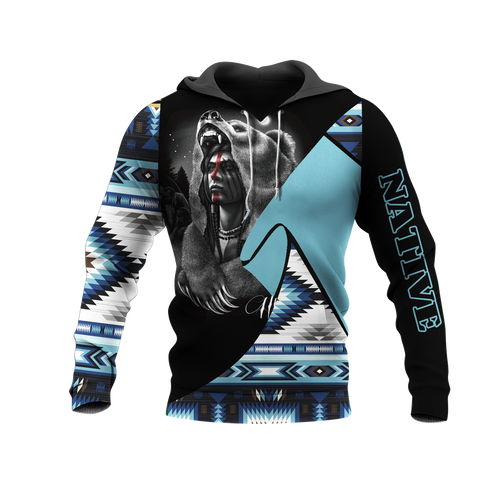 HD0013407 Chief Native American Pride 3D Hoodie