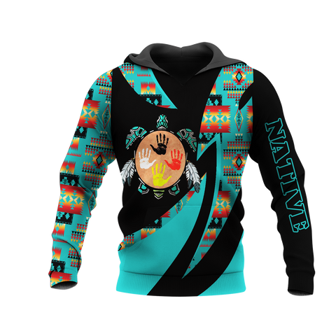 HD0013434 Tribal Turtle Native American Pride 3D Hoodie