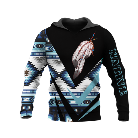 HD0013440 Feather Native American Pride 3D Hoodie