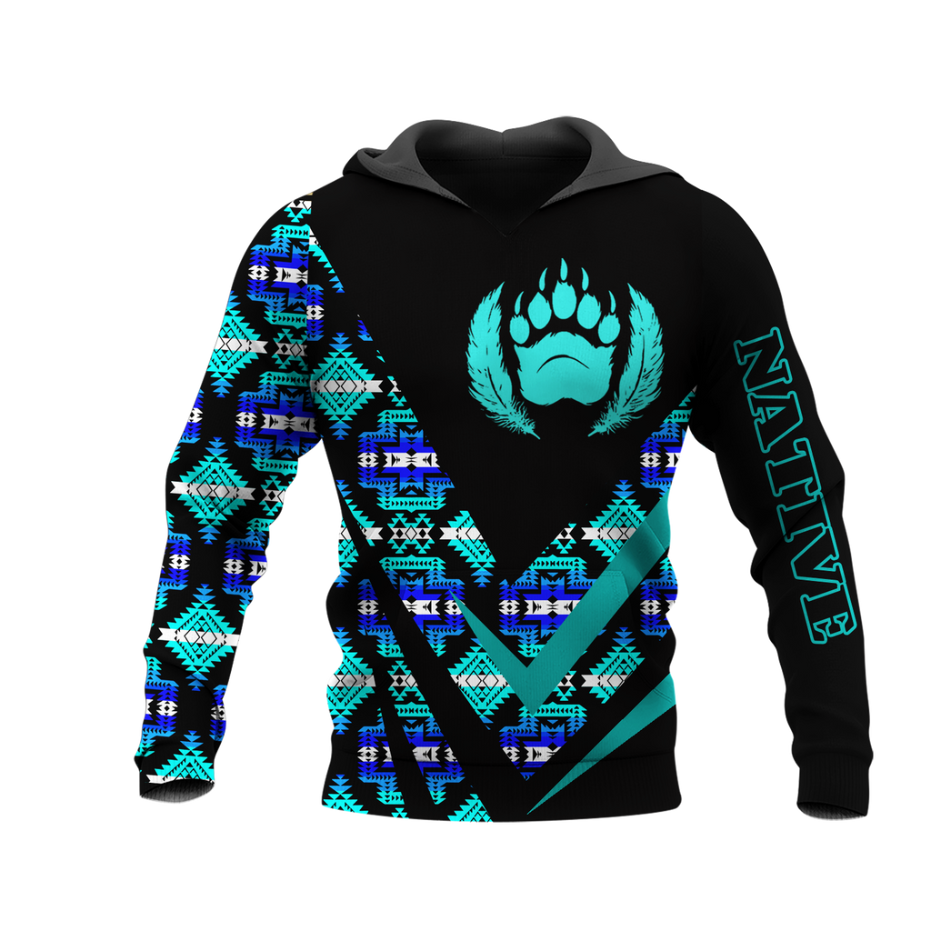 HD0013442 Feather Native American Pride 3D Hoodie