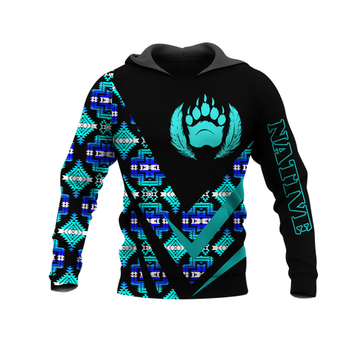 HD0013442 Feather Native American Pride 3D Hoodie