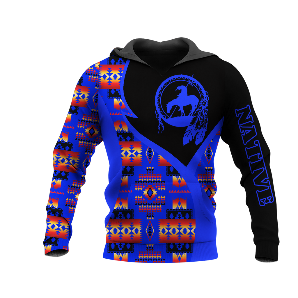 HD0013459 Tribal Turtle Native American Pride 3D Hoodie