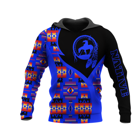 HD0013459 Tribal Turtle Native American Pride 3D Hoodie