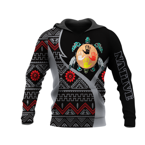 HD0013478 Tribal Turtle Native American Pride 3D Hoodie