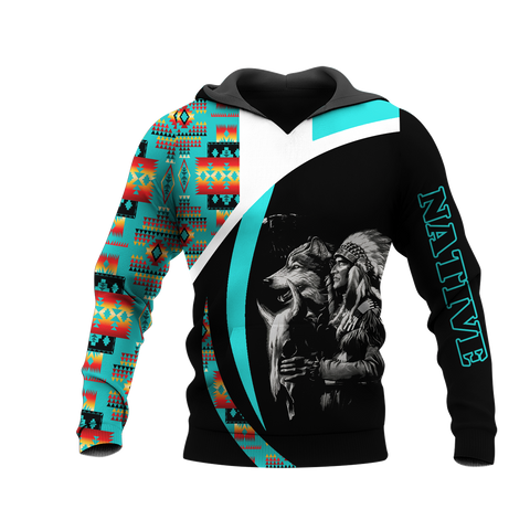 HD0013480 Chief Native American Pride 3D Hoodie