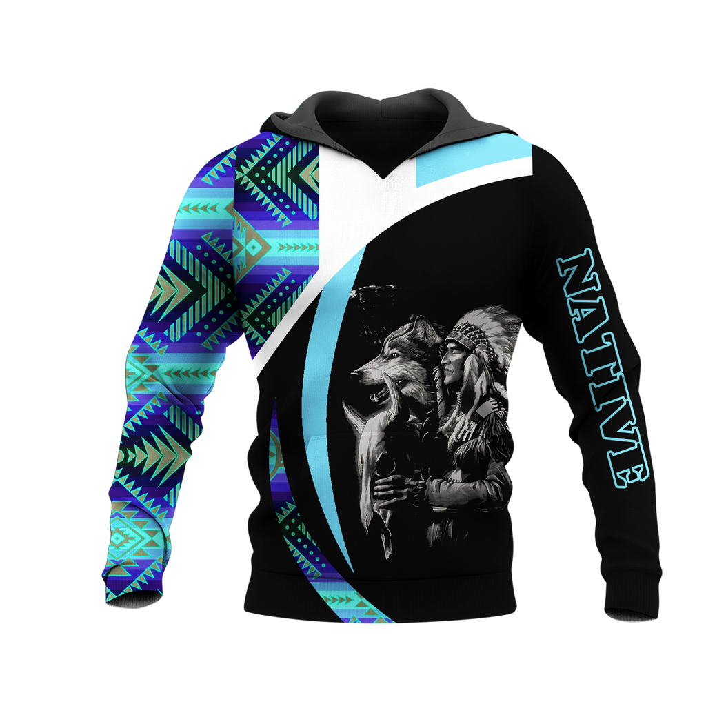 HD0013482 Chief Native American Pride 3D Hoodie