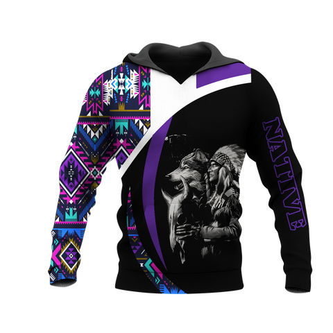 HD0013483 Chief Native American Pride 3D Hoodie