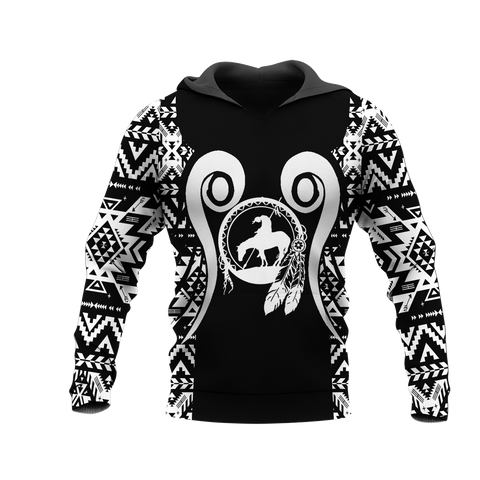 Powwow StoreHD0012072 Pattern Native Pride 3D Hoodie