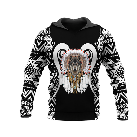 Powwow StoreHD0012073 Pattern Native Pride 3D Hoodie