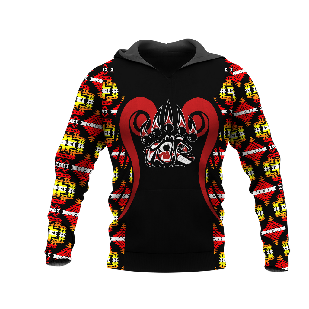 Powwow StoreHD0012076 Pattern Native Pride 3D Hoodie