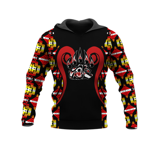 Powwow StoreHD0012076 Pattern Native Pride 3D Hoodie