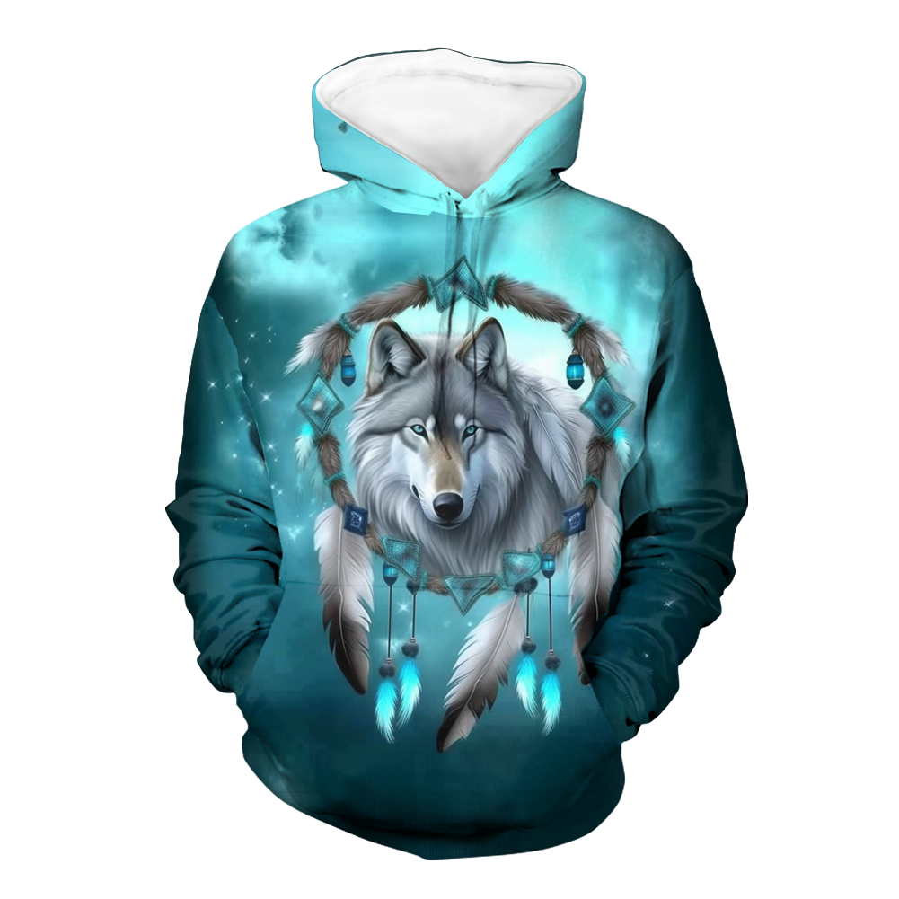 Powwow StoreHD000541 Pattern Native Pride 3D Hoodie