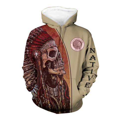 Powwow StoreHD000538 Pattern Native Pride 3D Hoodie