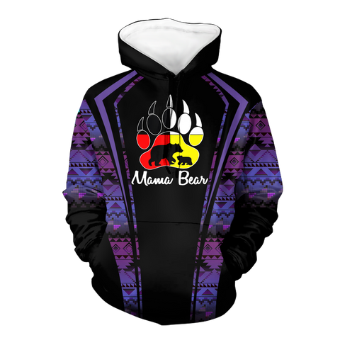 Powwow StoreHD000548 Pattern Native Pride 3D Hoodie