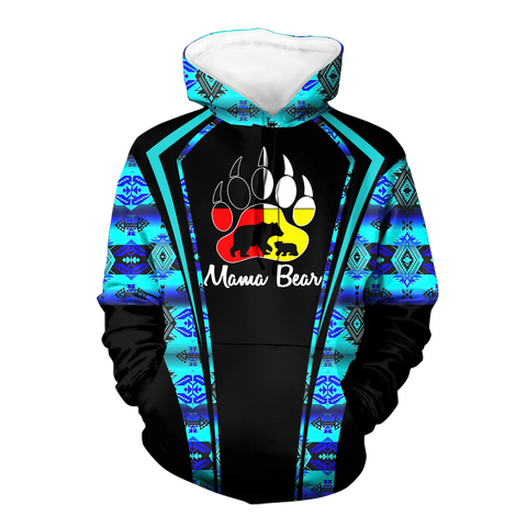 Powwow StoreHD000561 Pattern Native Pride 3D Hoodie