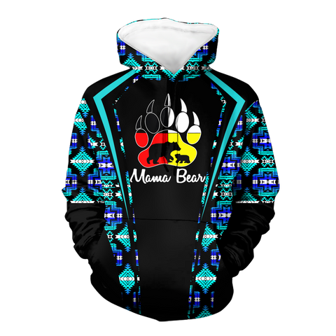 Powwow StoreHD000562 Pattern Native Pride 3D Hoodie