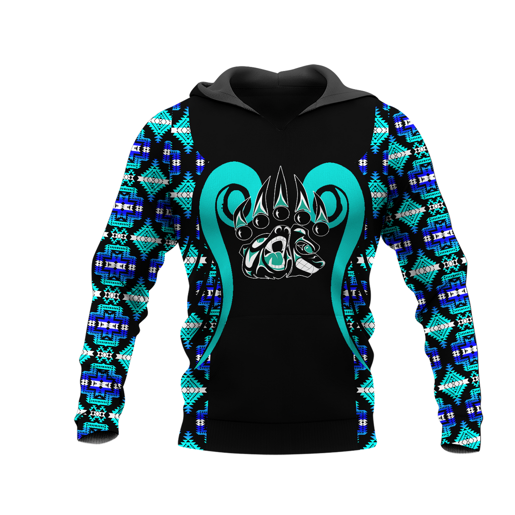 Powwow StoreHD0012080 Pattern Native Pride 3D Hoodie