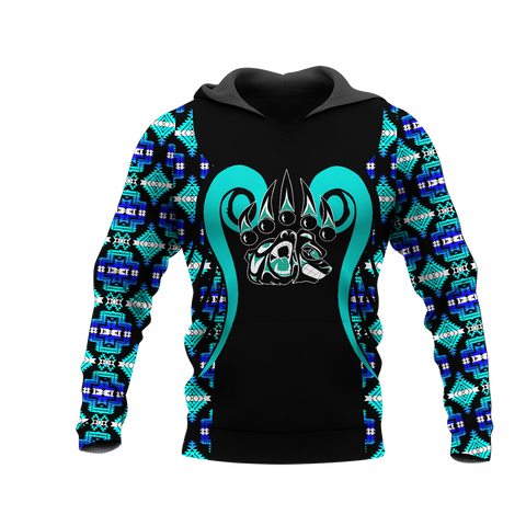 Powwow StoreHD0012080 Pattern Native Pride 3D Hoodie