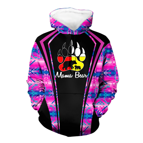 Powwow StoreHD000589 Pattern Native Pride 3D Hoodie