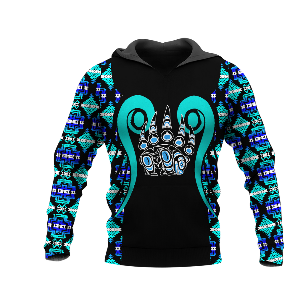 Powwow StoreHD0012082 Pattern Native Pride 3D Hoodie