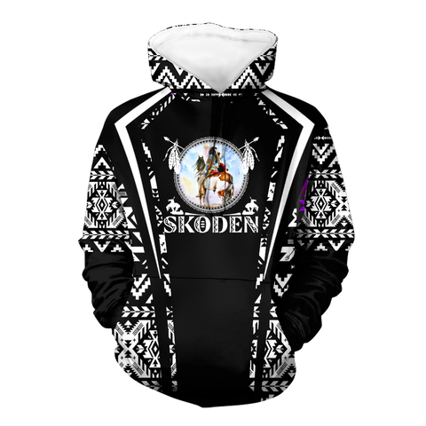 Powwow StoreHD000601 Pattern Native Pride 3D Hoodie