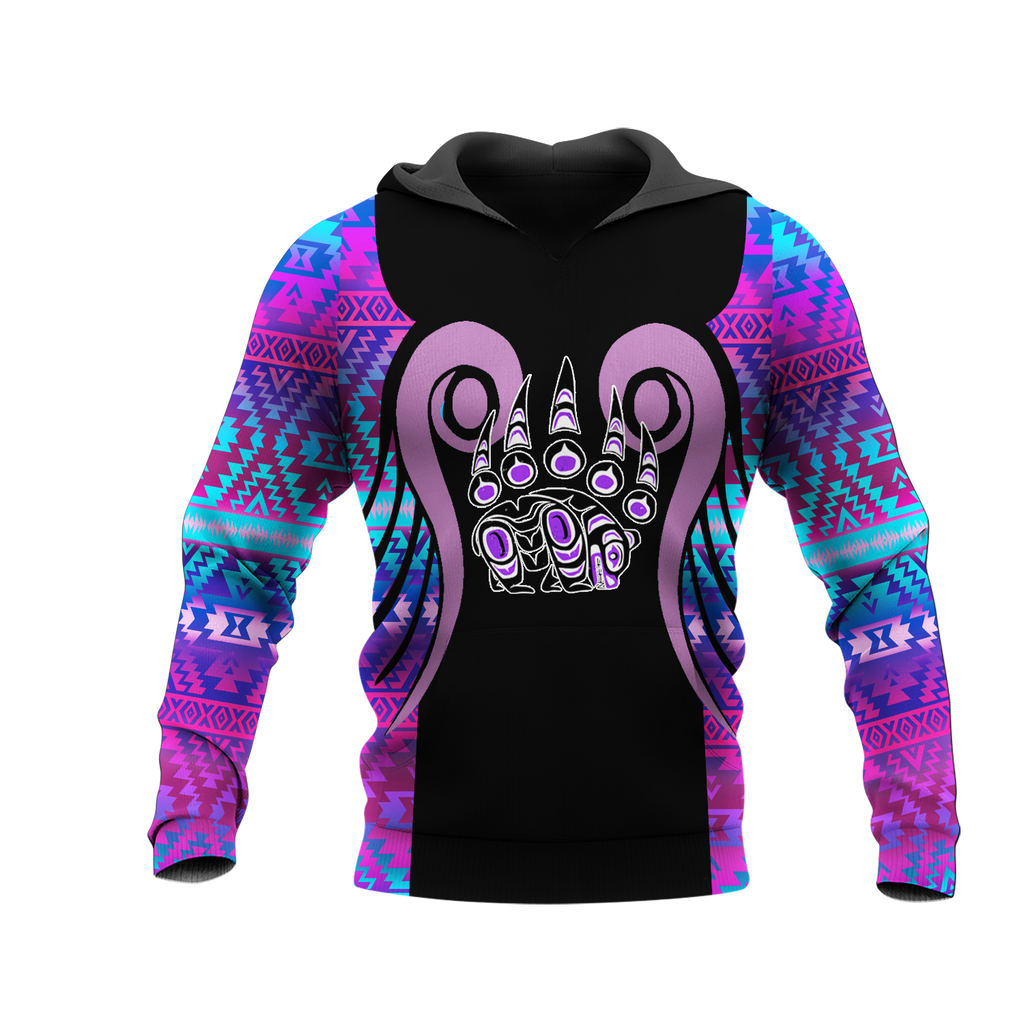 Powwow StoreHD0012085 Pattern Native Pride 3D Hoodie