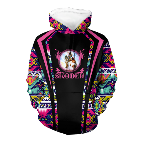 Powwow StoreHD000620 Pattern Native Pride 3D Hoodie