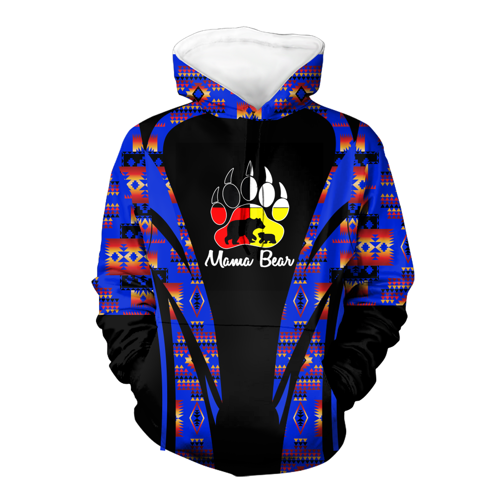 Powwow StoreHD000623 Pattern Native Pride 3D Hoodie