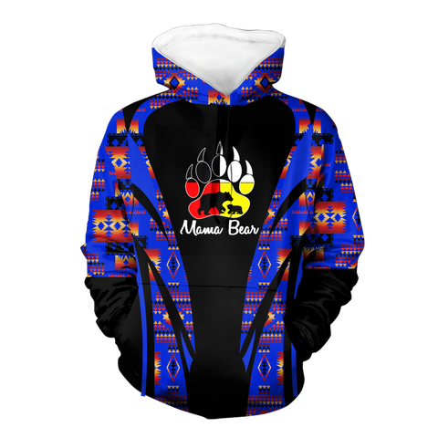 Powwow StoreHD000623 Pattern Native Pride 3D Hoodie