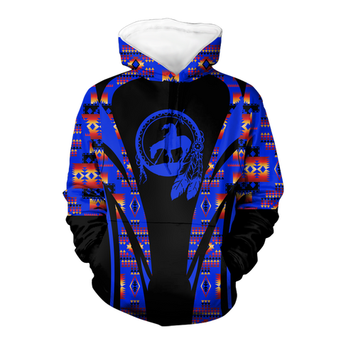 Powwow StoreHD000624 Pattern Native Pride 3D Hoodie