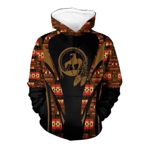 Powwow StoreHD000625 Pattern Native Pride 3D Hoodie