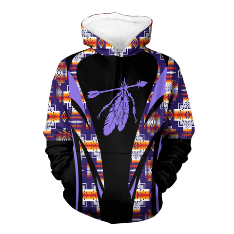 Powwow StoreHD000627 Pattern Native Pride 3D Hoodie