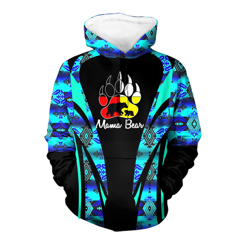 Powwow StoreHD000635 Pattern Native Pride 3D Hoodie