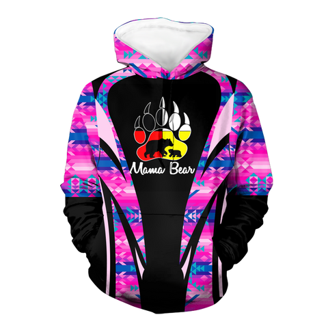 Powwow StoreHD000645 Pattern Native Pride 3D Hoodie