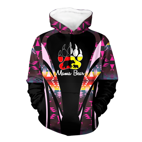 Powwow StoreHD000647 Pattern Native Pride 3D Hoodie