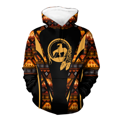 Powwow StoreHD000655 Pattern Native Pride 3D Hoodie