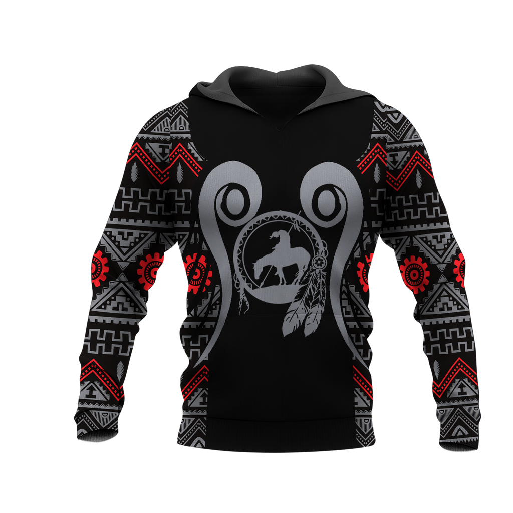 Powwow StoreHD0012089 Pattern Native Pride 3D Hoodie