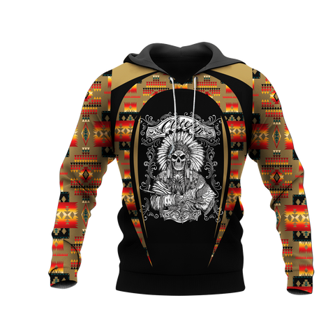 Powwow StoreHD000732 Pattern Native Pride 3D Hoodie