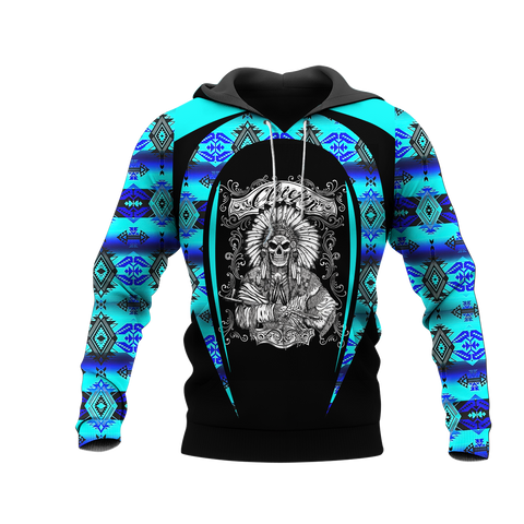 Powwow StoreHD000735 Pattern Native Pride 3D Hoodie